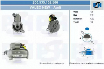 CV PSH 200535102500 -  Стартер